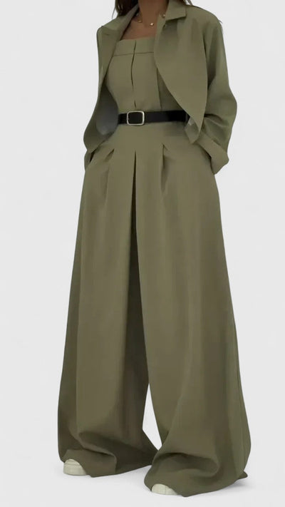 Anne | Elegant Jumpsuit Set with Blazer