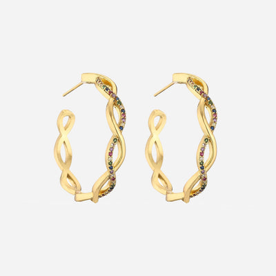 Julenyssa | Wave Earrings 18K Gold