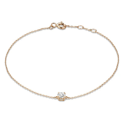 Dalynette | Bracelet with Moissanite Stones 14k Gold